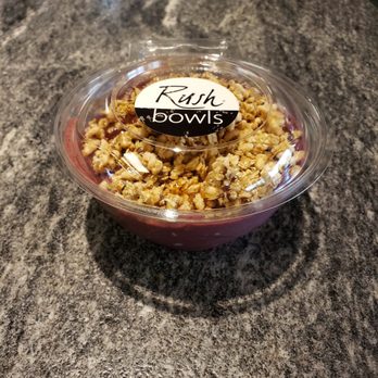 Rush Bowls - Acai Bowls : Beach (Acai, Banana, Mango, Guava Juice Topped With : Organic Granola & Honey) - Juice Bars & Smoothies Near Me - Sandy Springs, Georgia Rush Bowls - Acai Bowls : Beach (Acai, Banana, Mango, Guava Juice Topped With : Organic Granola & Honey) - Juice Bars & Smoothies Near Me - Sandy Springs, Georgia