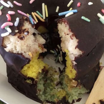 Peaceful Provisions - Vegan rainbow cookie doughnut!!! - Vegan Near Me - Beacon, New York