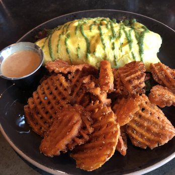Sunspot - Omelette of the week. Sweet potato fries. - American Near Me - Knoxville, Tennessee Sunspot - Omelette of the week. Sweet potato fries. - American Near Me - Knoxville, Tennessee