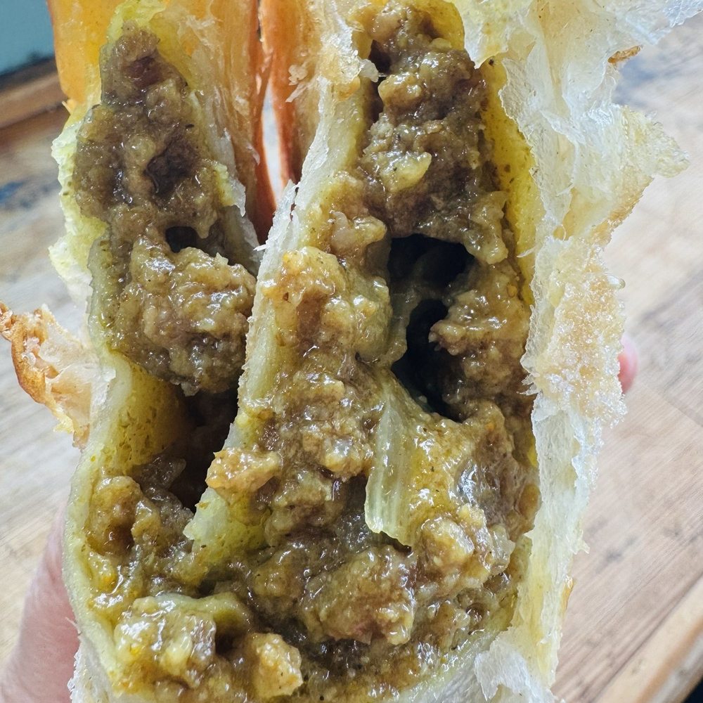 Mee Sum Pastry - Inside the curry beef puff ($5.47) - Seafood Near Me - Seattle, Washington Mee Sum Pastry - Inside the curry beef puff ($5.47) - Seafood Near Me - Seattle, Washington