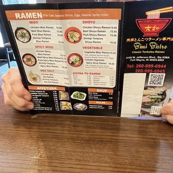 Bimi Bistro - Ramen Near Me - Fort Wayne, Indiana