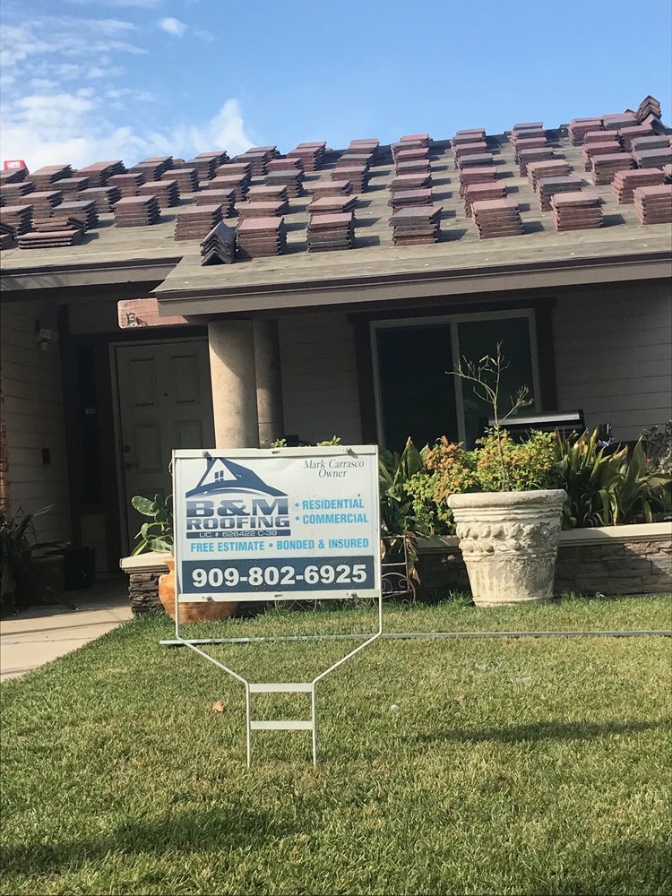 Slide of B & M Roofing