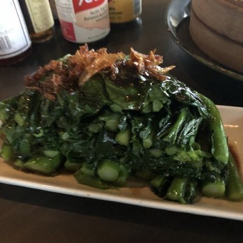 Wu Chow - Gai-Gai - Lan Broccoli with Oyster Sauce - Dim Sum Near Me - Austin, Texas Wu Chow - Gai-Gai - Lan Broccoli with Oyster Sauce - Dim Sum Near Me - Austin, Texas