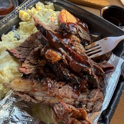 Brisket Boys - Brisket and potato salad