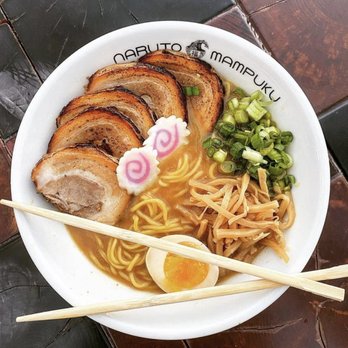 Naruto Mampuku - a bowl of ramen with chopsticks - Ramen Near Me - Albuquerque, New Mexico