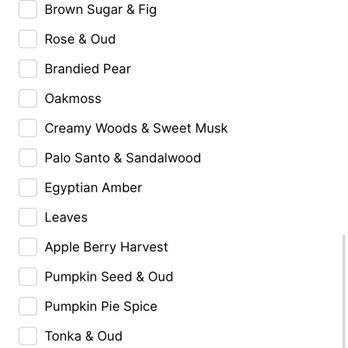 Bella & Brawn - Scents from their website... - Women's Clothing Near Me - Dallas, Texas