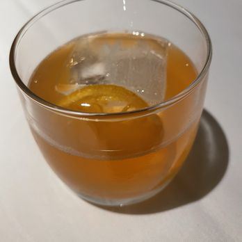 Rioja - nude & notable Union mezcal, Aperol, spiced honey, lemon juice - New American Near Me - Denver, Colorado Rioja - nude & notable Union mezcal, Aperol, spiced honey, lemon juice - New American Near Me - Denver, Colorado