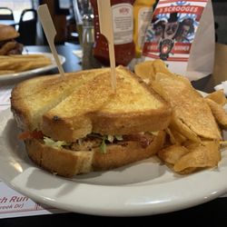 The Bus Stop Bar & Grille - Brad's chicken sandwich - The BEST thing that I have eaten recently.