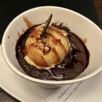 NOtaBLE The Restaurant - Warm chocolate pudding ($14.00) - Canadian (New) Near Me - Calgary, Alberta NOtaBLE The Restaurant - Warm chocolate pudding ($14.00) - Canadian (New) Near Me - Calgary, Alberta