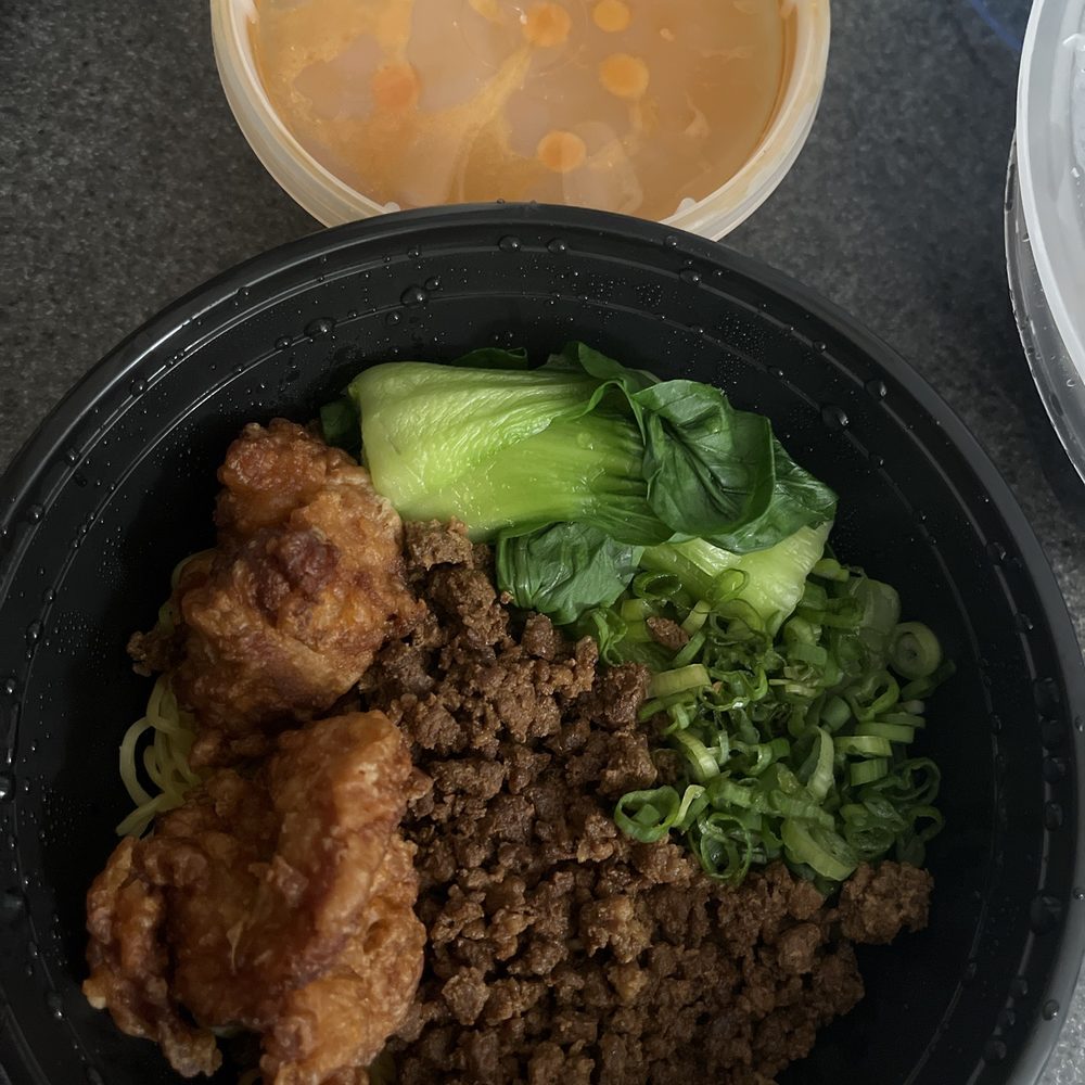 Ninja Ramen & Poke Bowl - Tantanmen. Nice lil kick to ground pork. - Ramen Near Me - Babylon, New York Ninja Ramen & Poke Bowl - Tantanmen. Nice lil kick to ground pork. - Ramen Near Me - Babylon, New York