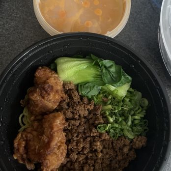 Ninja Ramen & Poke Bowl - Tantanmen. Nice lil kick to ground pork. - Ramen Near Me - Babylon, New York Ninja Ramen & Poke Bowl - Tantanmen. Nice lil kick to ground pork. - Ramen Near Me - Babylon, New York