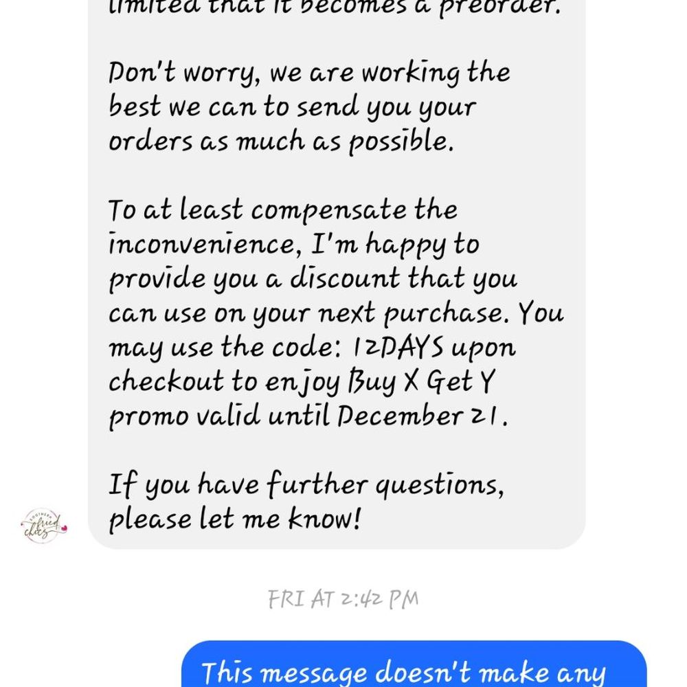Their replies are gibberish and don't make sense. Their replies are gibberish and don't make sense.