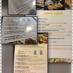 Zaap Thai Cuisine - Collection of images at the menu.