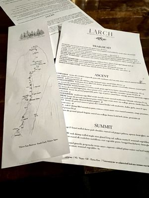 Menu photo 5 Larch Leavenworth, WA