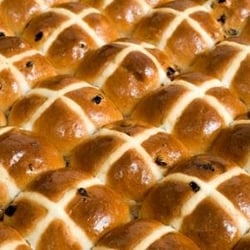 Kytons Bakery Australia - Hot Cross Bun - taken from Kytonsbakery.com.au
