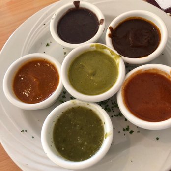 Jarrito Loco - The sauce sampler!!! - Mexican Near Me - Monument, Colorado