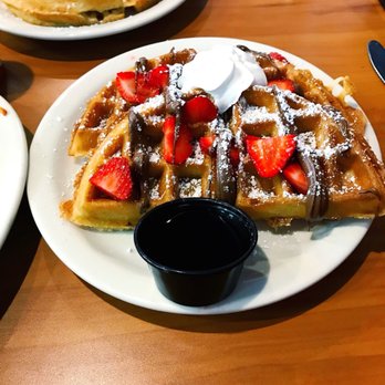 Loaded Cafe - Strawberry and Nutella waffle..... it's freaking good - Breakfast & Brunch Near Me - Santa Ana, California Loaded Cafe - Strawberry and Nutella waffle..... it's freaking good - Breakfast & Brunch Near Me - Santa Ana, California