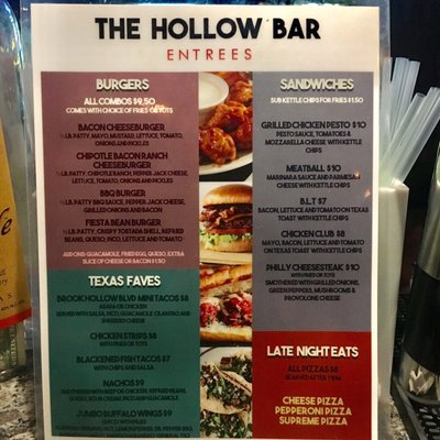 Menu photo 1 The Hollow San Antonio, TX Menu photo 1 The Hollow San Antonio, TX