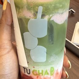 Double Strawberry Matcha
