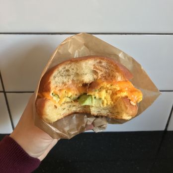Eggslut - Fairfax with added avocado - Breakfast & Brunch Near Me - Los Angeles, California Eggslut - Fairfax with added avocado - Breakfast & Brunch Near Me - Los Angeles, California