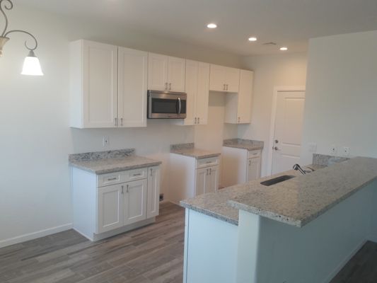 Kitchen remodel - This kitchen was in very bad condition. It was a complete replacement of cabinets and countertops.