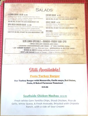 Menu photo 1 Legends Southside Bar Richmond, IN Menu photo 1 Legends Southside Bar Richmond, IN