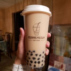 Teamension - Black Milk Tea || IG: @misspiggyeats