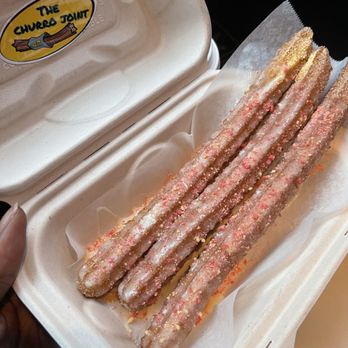 The Churro Joint - Strawberry shortcake churros - Desserts Near Me - Inglewood, California The Churro Joint - Strawberry shortcake churros - Desserts Near Me - Inglewood, California