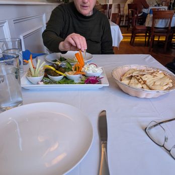 The Bosphorus - Tasty Turkish bread with an amazing array of appetizers including Esme, hummus, baba ganoush, and lebni. - Mediterranean Near Me - Nutley, New Jersey