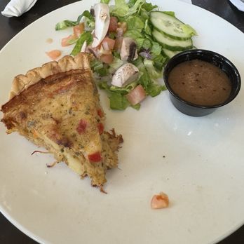 Rosie Connolly's - Pork belly quiche with side salad - Pubs Near Me - Richmond, Virginia