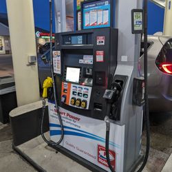 Holiday - Gas pump. Each one has diesel.