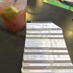 Nauti Hawg Bar & Grill - Bloody Mary--apparently they charge extra for their chasers and we had to ask. In what life?