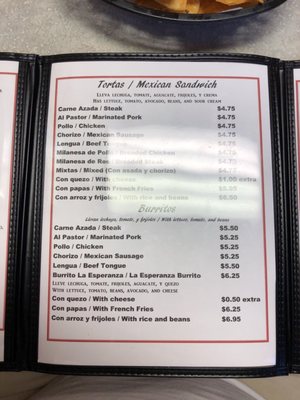 Menu photo 1 La Esperanza Beardstown, IL Menu photo 1 La Esperanza Beardstown, IL