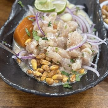 Inka Grill Peruvian Cuisine - Ceviche de Pescado. Very sharable appetizer, refreshing and flavorful. - Desserts Near Me - Lynchburg, Virginia Inka Grill Peruvian Cuisine - Ceviche de Pescado. Very sharable appetizer, refreshing and flavorful. - Desserts Near Me - Lynchburg, Virginia