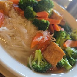Fried tofu pho. Fried tofu pho.