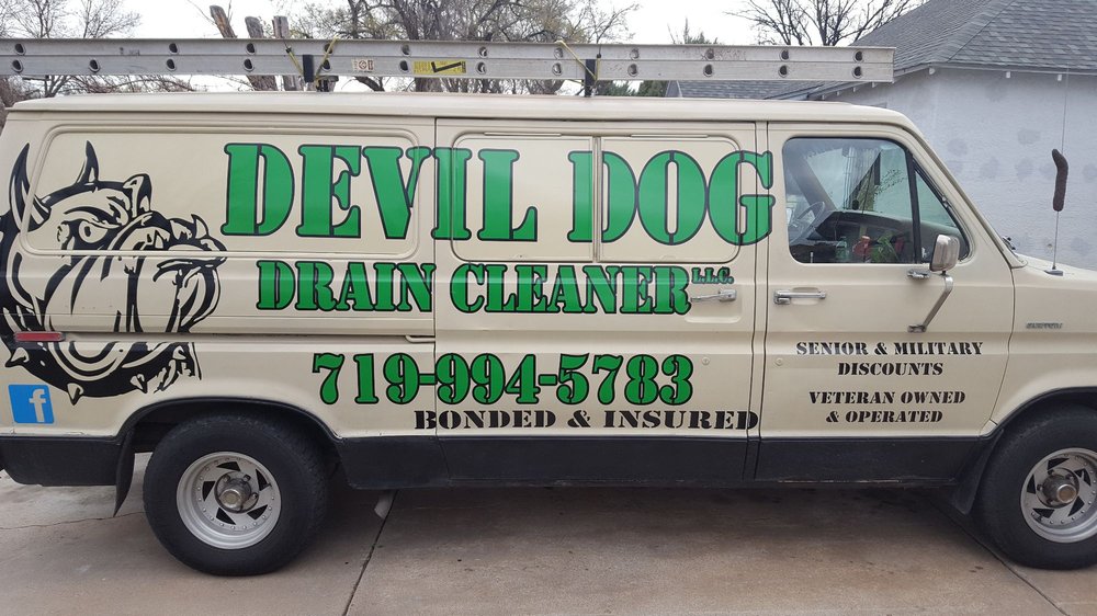 Slide of Devil Dog Drain Cleaning