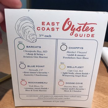 Hudson House - Oyster menu - American Near Me - Dallas, Texas