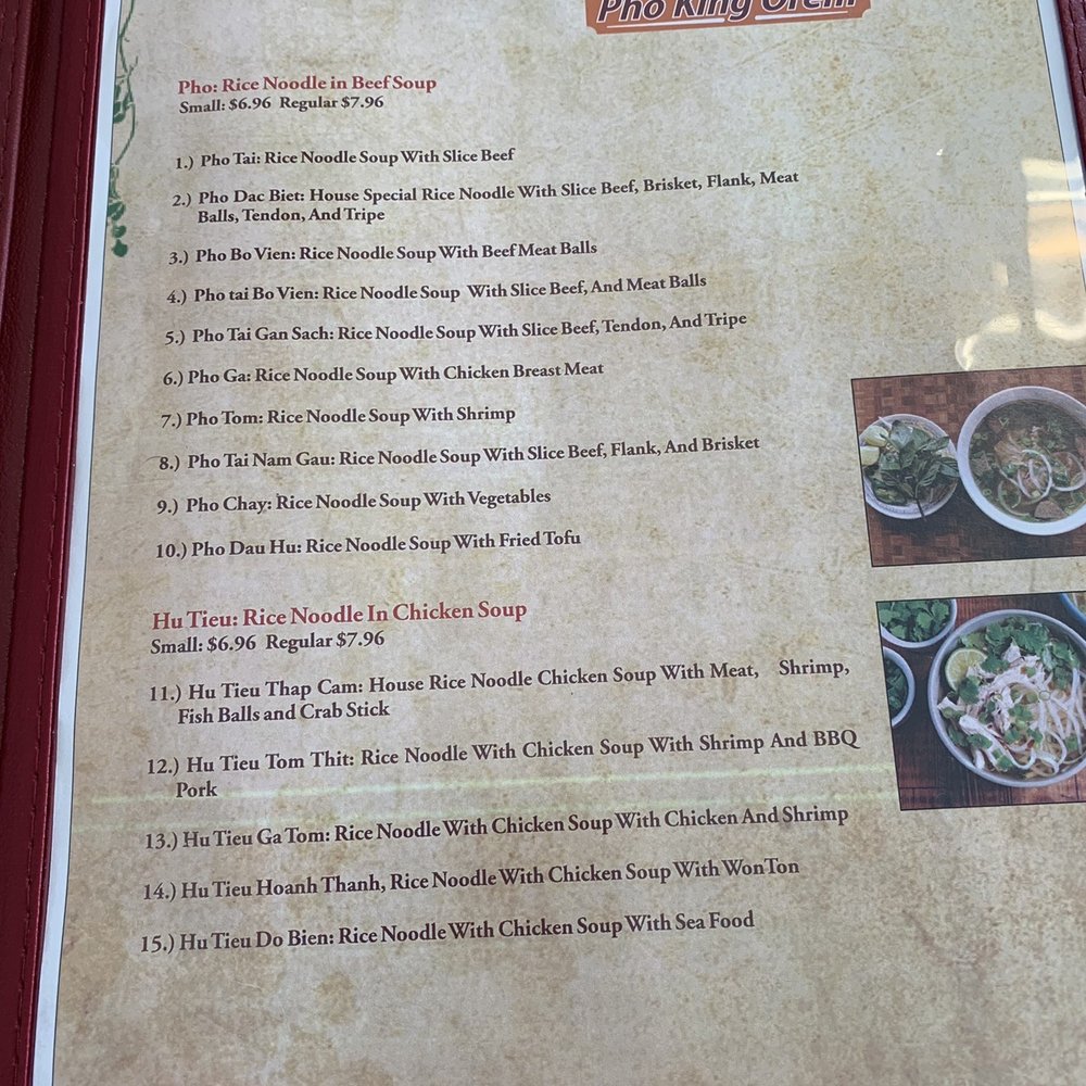Pho King Orem - Menu - Vietnamese Near Me - Orem, Utah Pho King Orem - Menu - Vietnamese Near Me - Orem, Utah