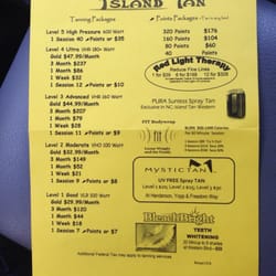Island Tan - Packages and Points