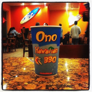 Ono Hawaiian BBQ - Drink cup - Hawaiian Near Me - Colma, California