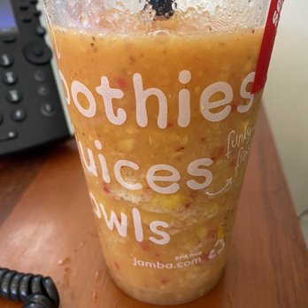Jamba - Peach perfection barely blended - Juice Bars & Smoothies Near Me - Santa Clara, California Jamba - Peach perfection barely blended - Juice Bars & Smoothies Near Me - Santa Clara, California