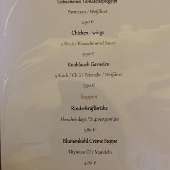 Restaurant Kurhessenstube - Starter and soup menu - German Near Me - Kassel, HE