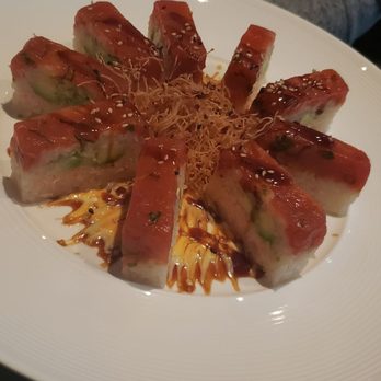 Onesan Dim Sum & Sushi - Pressed Tuna Tower - Dim Sum Near Me - Dallas, Texas