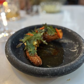 Little Pearl - Coconut crusted Australian prawn - New American Near Me - Washington, DC, District of Columbia Little Pearl - Coconut crusted Australian prawn - New American Near Me - Washington, DC, District of Columbia