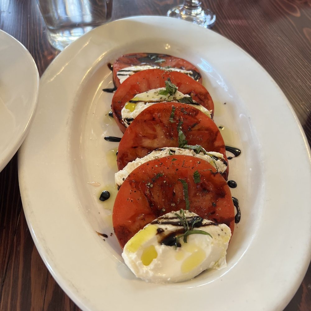 Belton Chalet - Burrata appetizer - Hotels Near Me - West Glacier, Montana