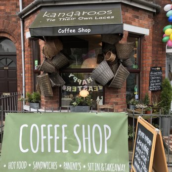 Kangaroos Tie their own laces - Cafes Near Me - Belfast, BFS Kangaroos Tie their own laces - Cafes Near Me - Belfast, BFS