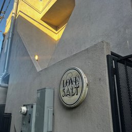 Exterior outside entrance of Love & Salt - Back entrance. - Manhattan Beach, California Exterior outside entrance of Love & Salt - Back entrance. - Manhattan Beach, California