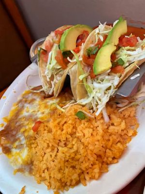 Photo of La Parrilla - Ventura, CA, US. Fish taco lunch