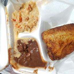 Dry old Overly Sated Chicken. Food running together