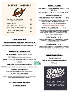 Menu photo 5 The Outpost Bar & Grille Indiantown, FL
